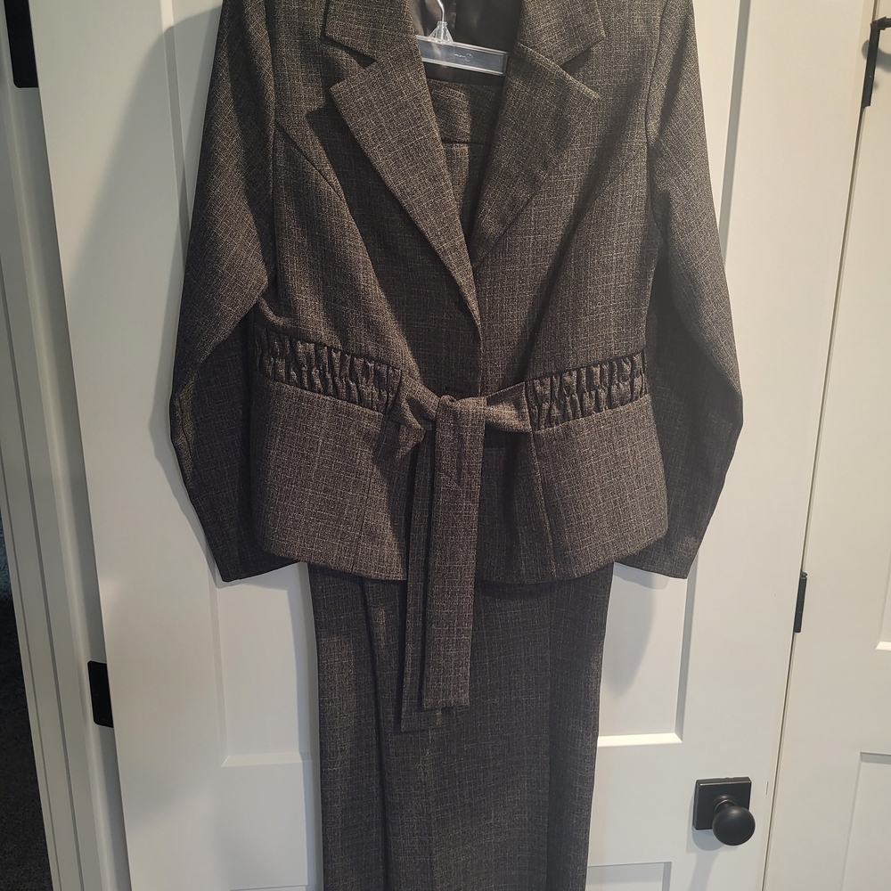 Milano Brown Women's Pantsuit
